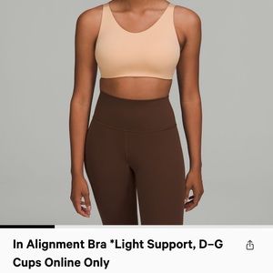 Lululemon In Alignment Bra 40DDD